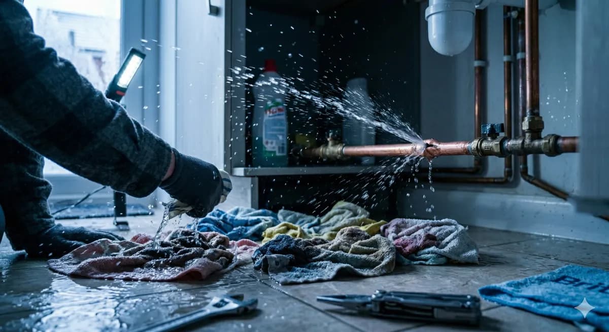Burst Pipe in Milton Keynes? Here’s Exactly What to Do Right Now - expert heating advice from Plumbline MK Milton Keynes
