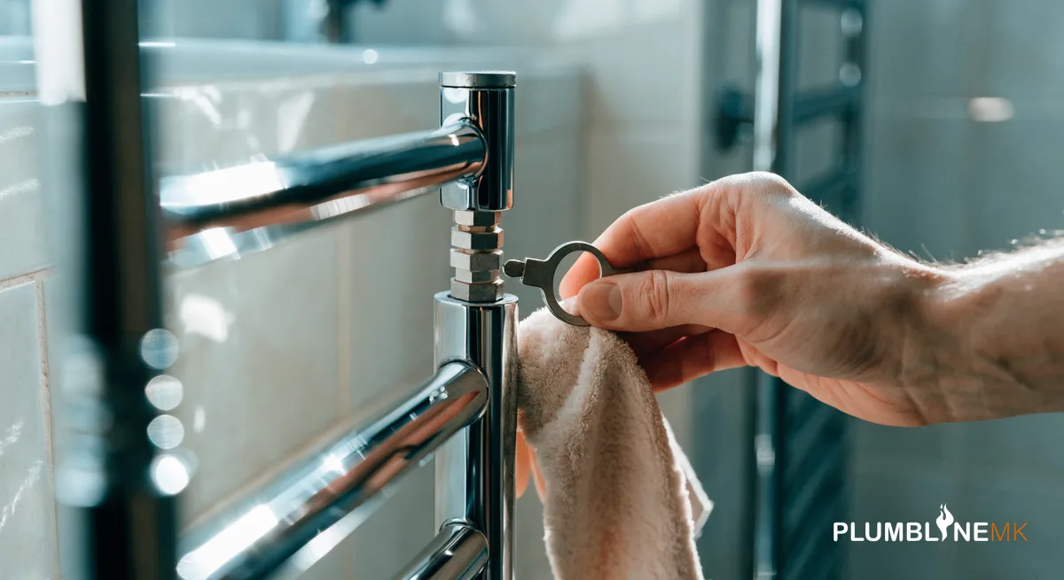 How to Bleed a Towel Radiator - boiler and heating advice from Plumbline MK