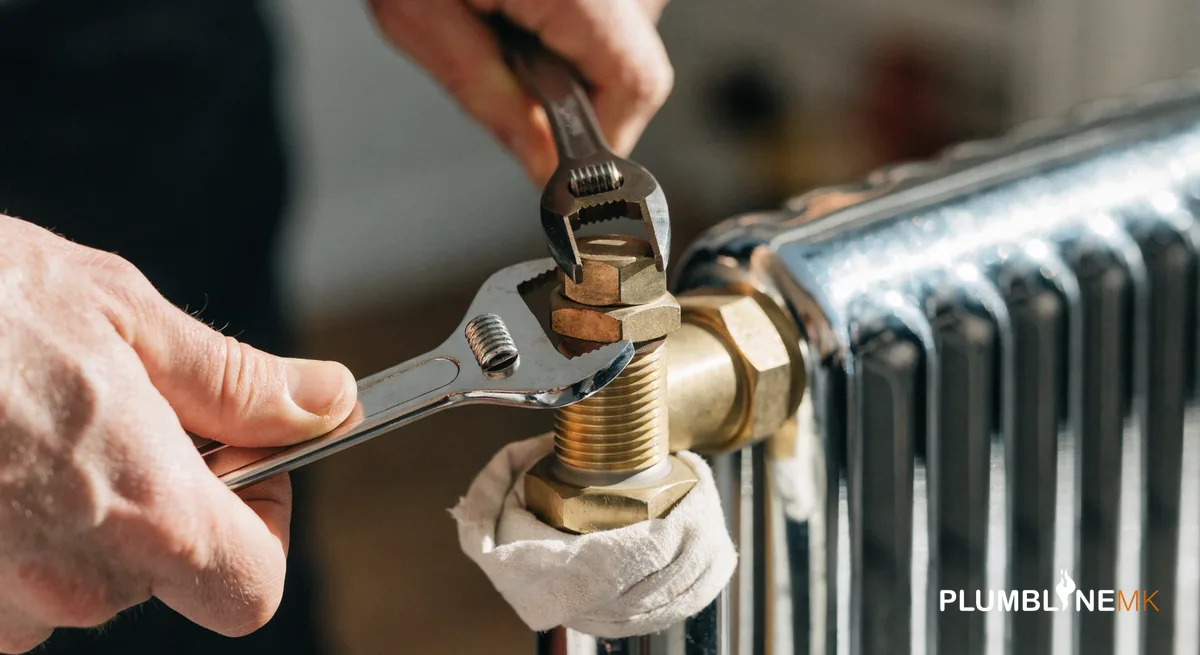 How to Fix a Leaking Radiator Valve - boiler and heating advice from Plumbline MK