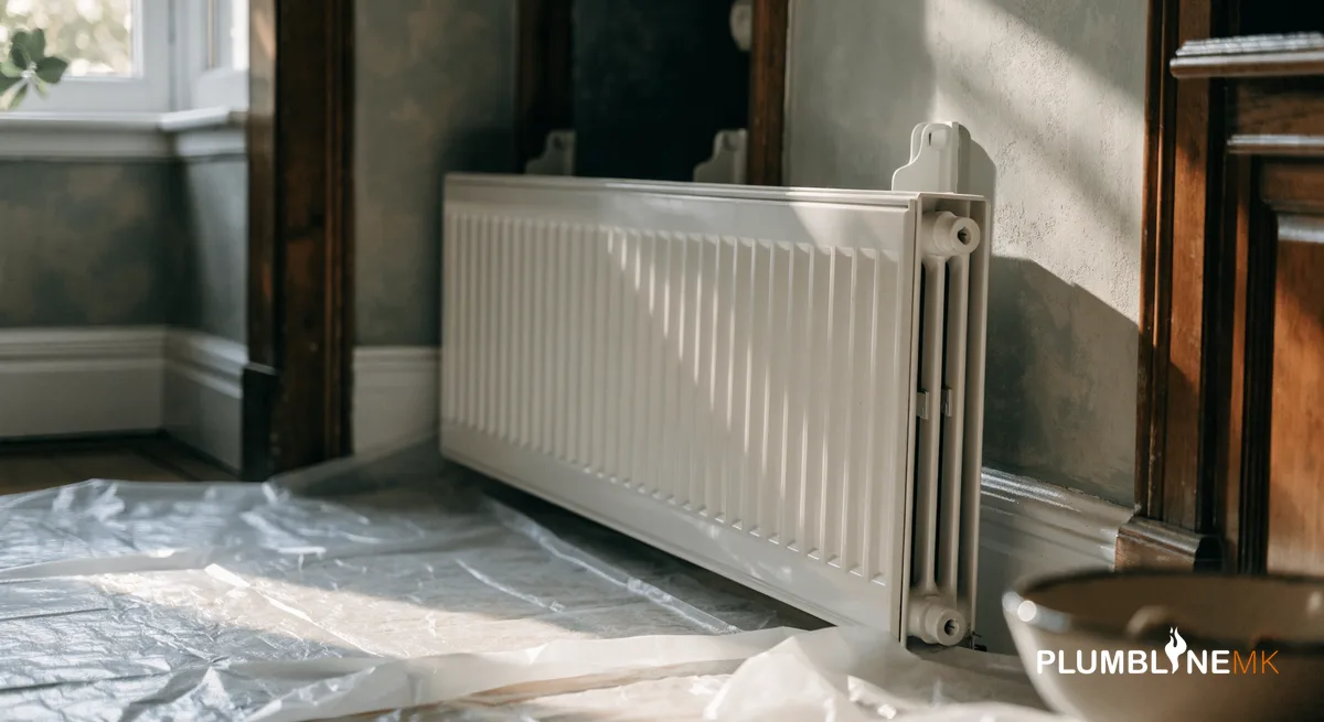 How to Remove a Radiator for Decorating - expert heating advice from Plumbline MK Milton Keynes
