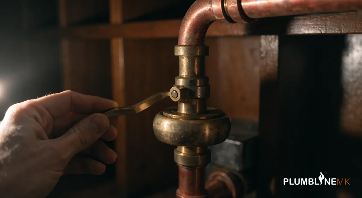 How to Turn Off Water at the Mains - boiler and heating advice from Plumbline MK