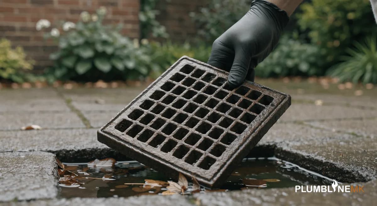 Blocked Outside Drain: How to Clear It Blocked Outside Drain: How to Clear It - expert heating advice from Plumbline MK Milton Keynes