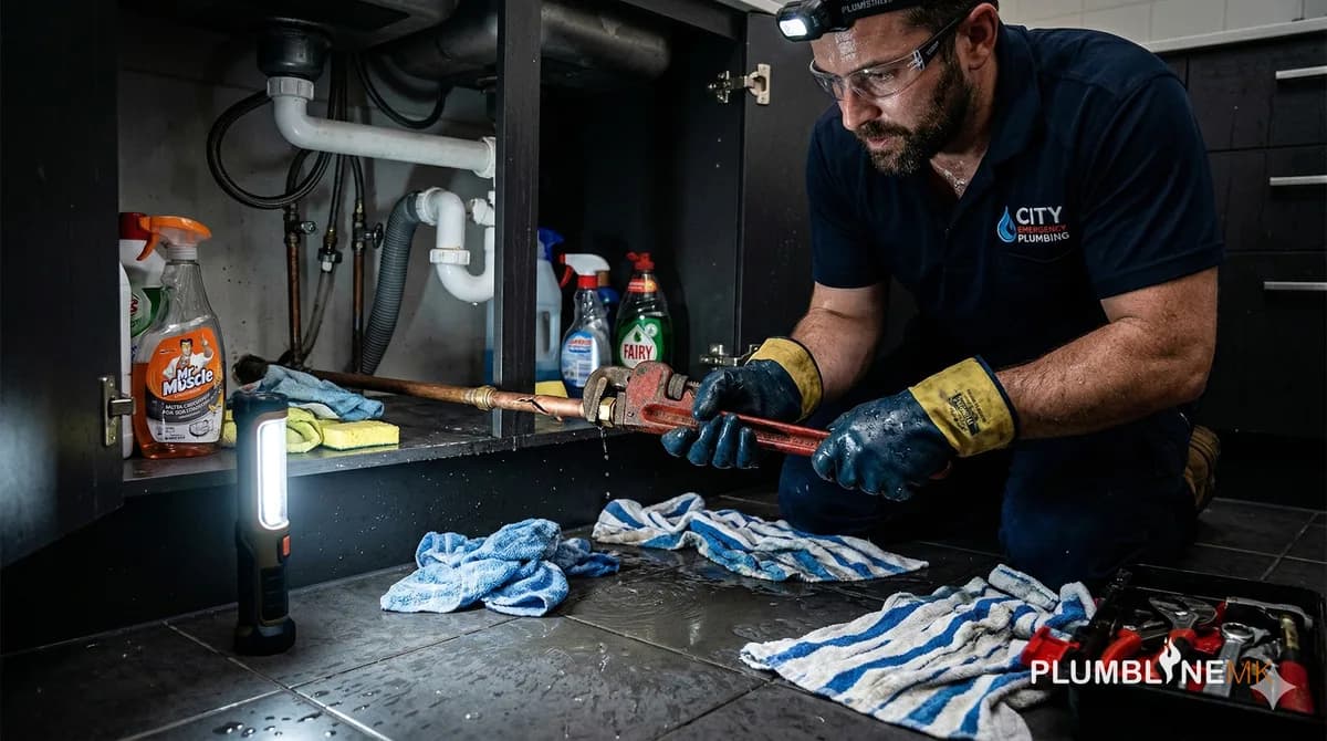 Burst Pipe in Milton Keynes: What to Do in the Next 10 Minutes Burst Pipe in Milton Keynes: What to Do in the Next 10 Minutes - expert heating advice from Plumbline MK Milton Keynes