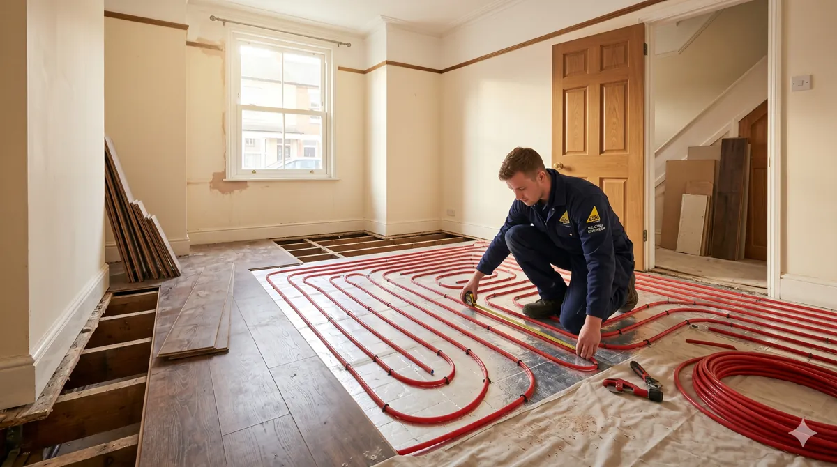 Underfloor Heating Retrofit in Older Milton Keynes Homes Underfloor Heating Retrofit in Older Milton Keynes Homes - expert heating advice from Plumbline MK Milton Keynes