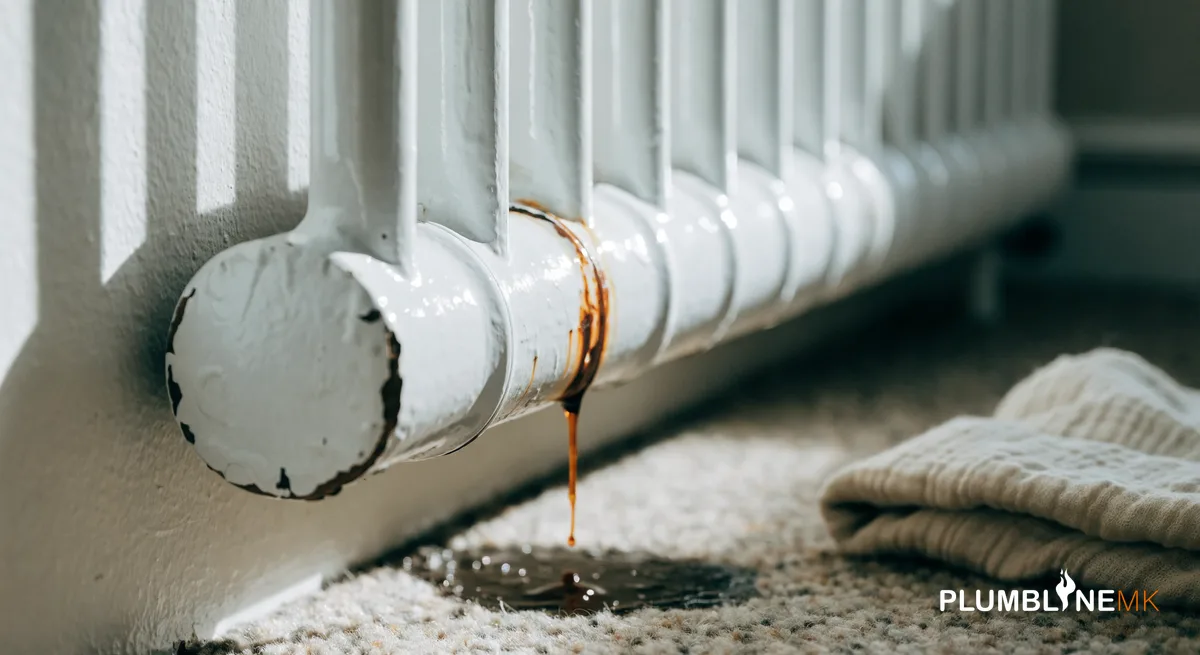 Why Is My Radiator Leaking? Causes & Fixes Why Is My Radiator Leaking? Causes & Fixes - expert heating advice from Plumbline MK Milton Keynes