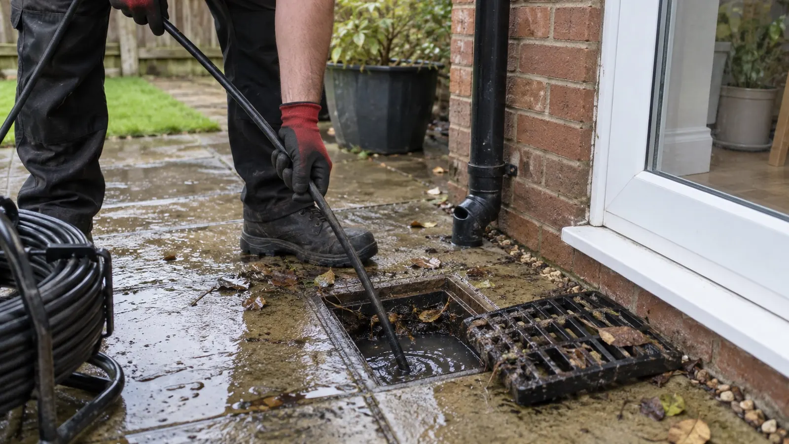 Blocked Outside Drain: How to Clear It Blocked Outside Drain: How to Clear It - boiler and heating advice from Plumbline MK