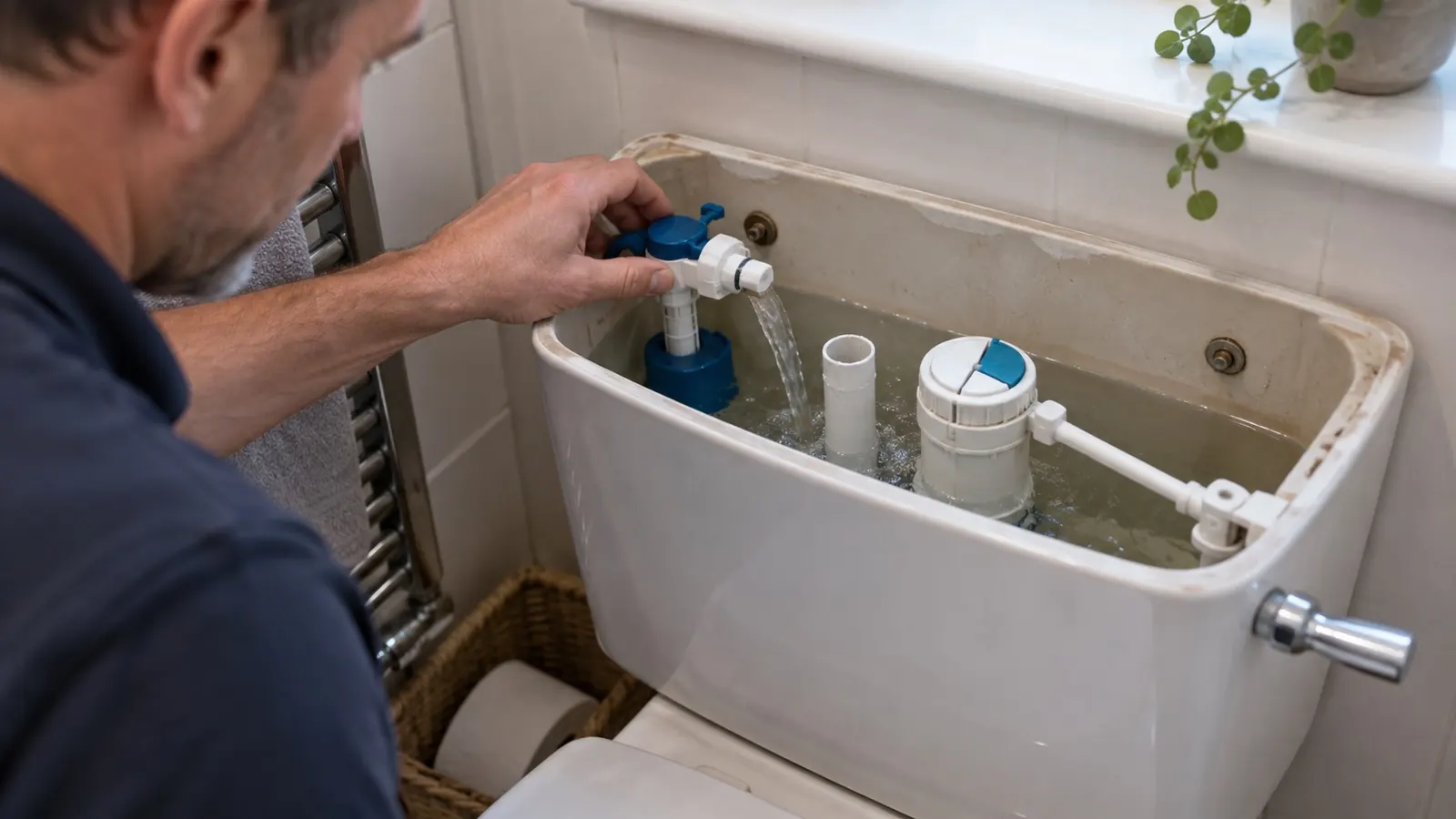 How to Fix a Running Toilet: Find the Fault, Then Repair It How to Fix a Running Toilet: Find the Fault, Then Repair It - boiler and heating advice from Plumbline MK