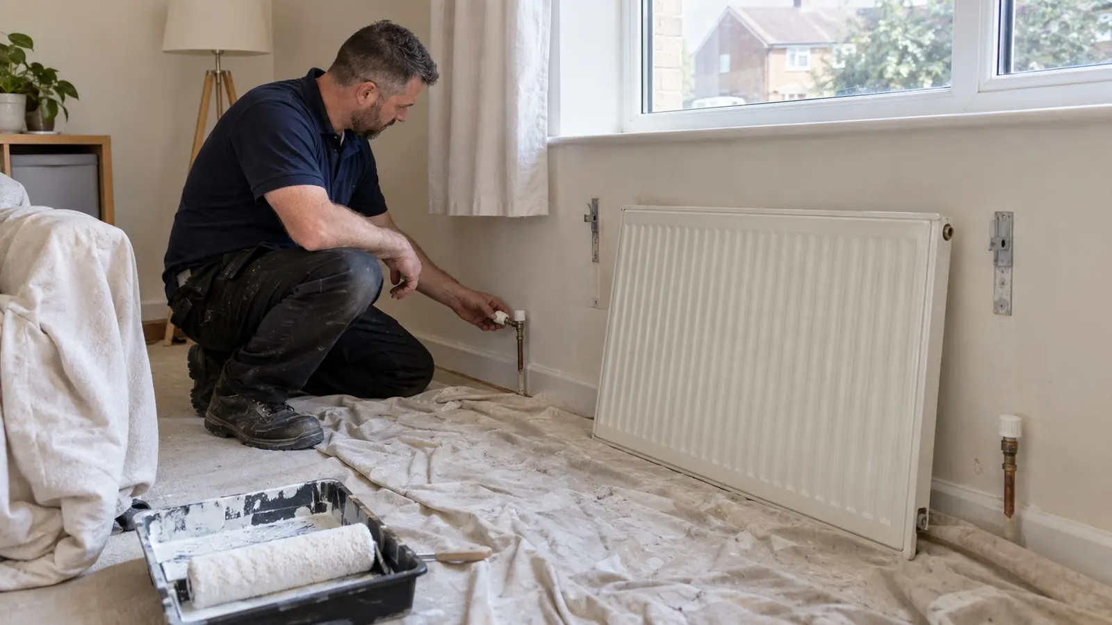 How to Remove a Radiator for Decorating How to Remove a Radiator for Decorating - boiler and heating advice from Plumbline MK