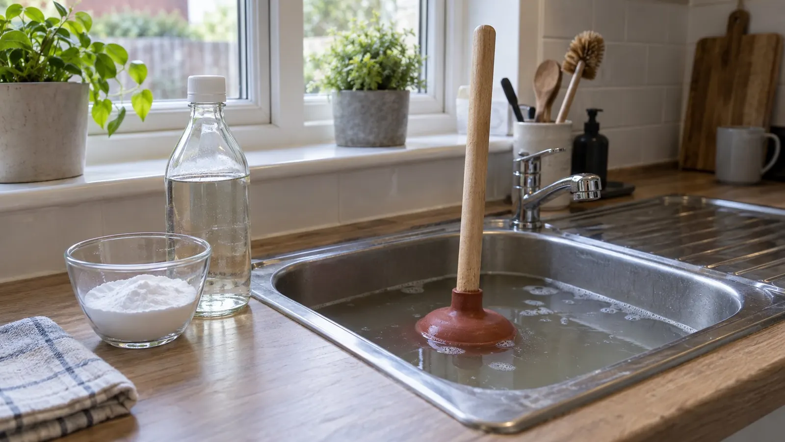 How to Unblock a Sink Without Chemicals How to Unblock a Sink Without Chemicals - boiler and heating advice from Plumbline MK