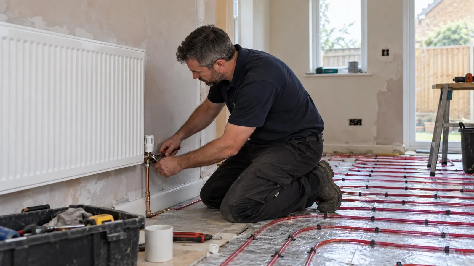 Radiators vs Underfloor Heating in Milton Keynes Radiators vs Underfloor Heating in Milton Keynes - boiler and heating advice from Plumbline MK