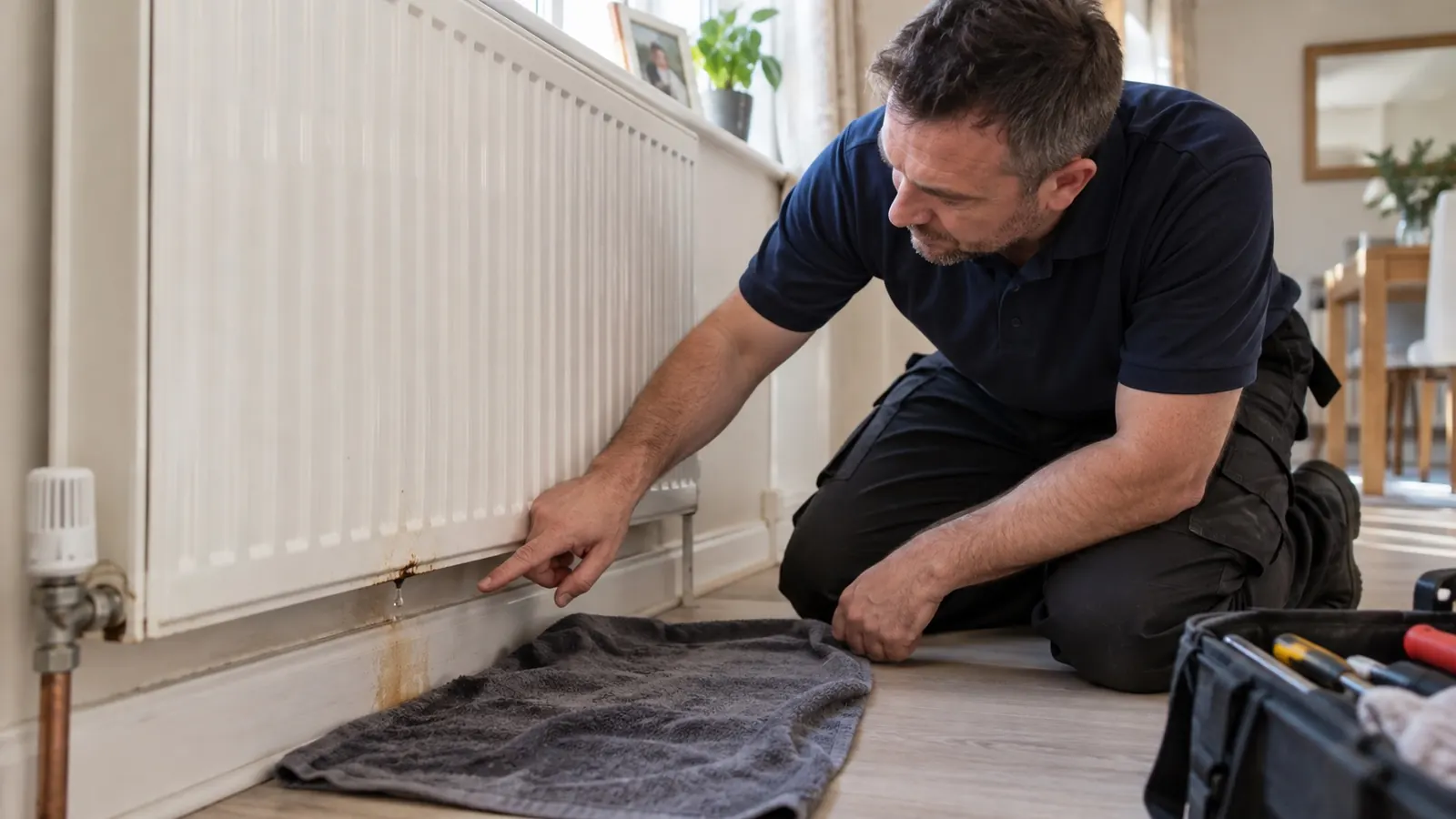 Why Is My Radiator Leaking? Causes and Fixes Why Is My Radiator Leaking? Causes and Fixes - boiler and heating advice from Plumbline MK